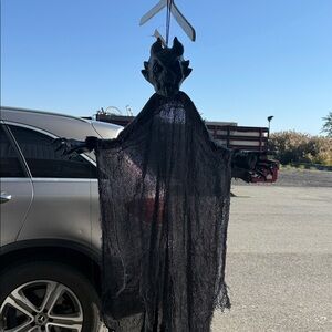 Hanging Black Halloween Decoration